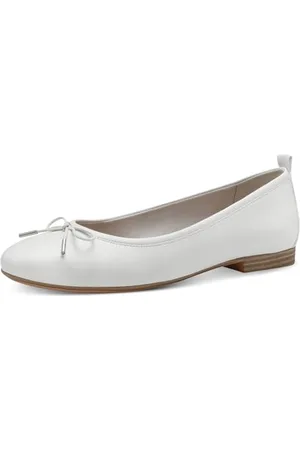 Tamaris Ballerina Damen Elegant weiß,EU 41