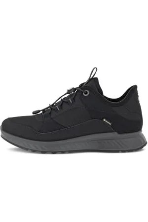 Ecco Damen EXOSTRIDE W Low Sneaker, Schwarz (Black 1), 42 EU