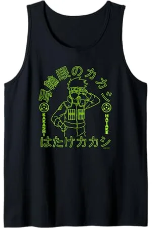 Naruto Shippuden Kakashi of the Sharingan Outline Tank Top