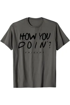 Friends How You Doin? Black T-Shirt
