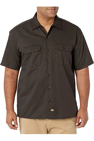 Dickies Herren Werkshirt met korte mouwen Freizeithemd, , 4XL Große Größen EU