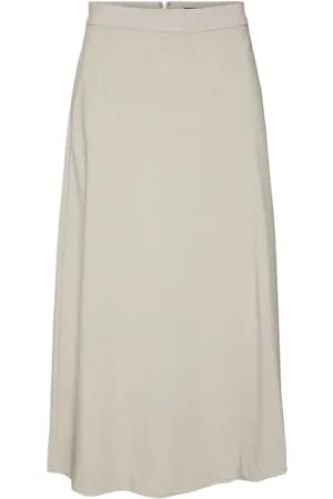 VERO MODA VMBABETTE Flowy MIDI Skirt Boo