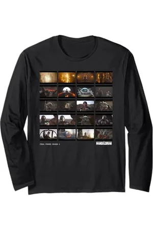 STAR WARS The Mandalorian The Child Mando and Cara Dune Langarmshirt