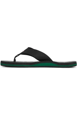 Tommy Hilfiger Herren Flip Flops Massage Beach Sandal mit Logo, (Black), 42