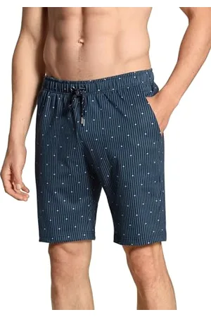 Calida Remix Basic Sleep Bermudas Herren, mit Seitentaschen