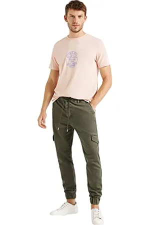 Desigual Mens Pant_Manuel Hose, Green, 28