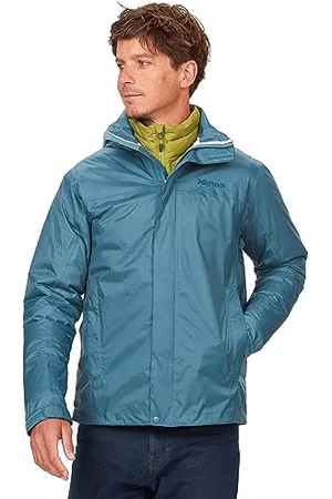 Marmot M Precip Eco Jacket Blau - Wasserdichte atmungsaktive Herren Regenjacke, Größe M - Farbe Moon River