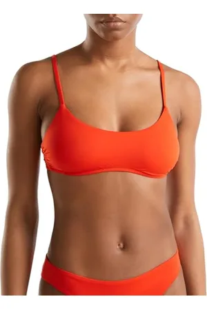Benetton Damen Reggiseno Fascia 3p5h5r1mq Bikini, Brillantrot 9t5, L