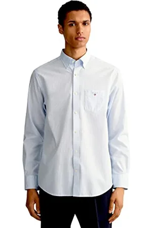 GANT Herren Reg Poplin Banker Bd Hemd, , L EU
