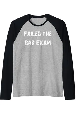 Buy Cool Shirts Hat die Anwaltsprüfung nicht bestanden, keine juristische Fakultät Raglan