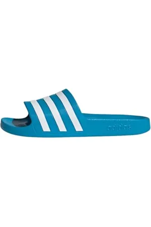 adidas Unisex Adilette Aqua Slides RUTSCHEN, Solar Blue/Cloud White/Solar Blue, 39 EU