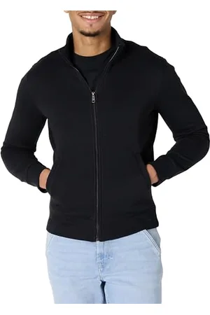 Amazon Herren Fleece-Jacke mit durchgehendem Reißverschluss, , L