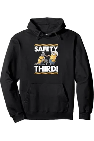 Minions Despicable Me Kevin & Stuart Safety Third Pullover Hoodie