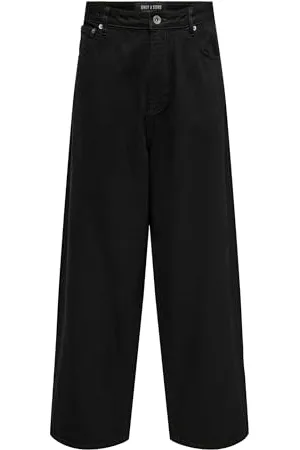 Only & Sons Male Locker geschnitten ONSCARL Hohe Taille Ballon Schnitt Jeans