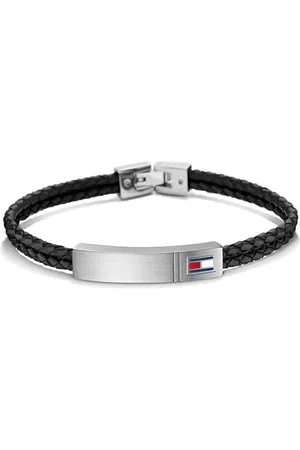Tommy Hilfiger Jewelry Armband für Herren aus Leder Schwarze Farbe - 2701010