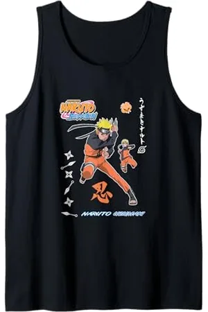 Naruto Shippuden Vintage Style Abzeichen Tank Top