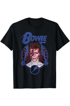 David Bowie Blauer Blitz T-Shirt