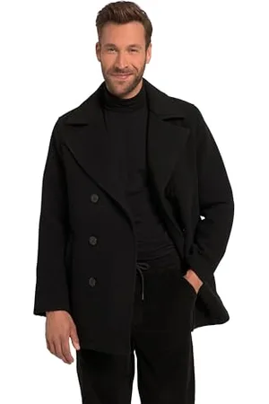 JP 1880 Herren, wasserabweisender Wollmix, Knopfleiste, bis 8 XL Caban, , 8XL Größen