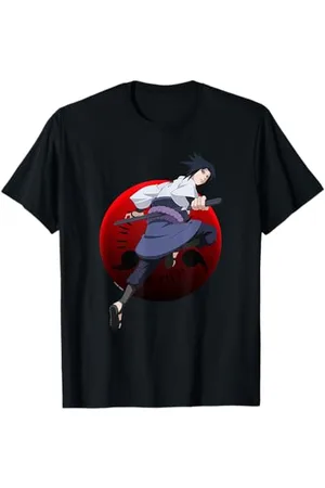 Naruto Shippuden Sasuke mit Sharingan Anime T-Shirt
