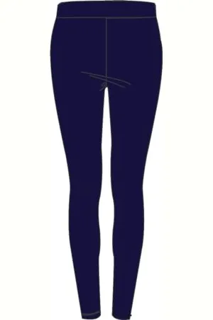 Russell Athletic Damen Scripted Leggings, Marineblau, M