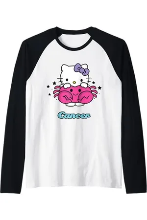 Hello Kitty Cancer Star Sign Raglan