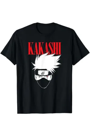 Naruto Kakashi Tall Logo T-Shirt