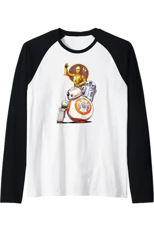 STAR WARS Rise of Skywalker Droids Collage Raglan