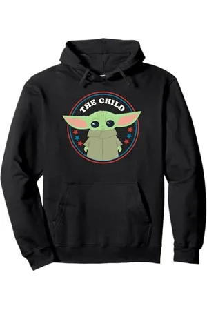 STAR WARS The Child Red White and Blue Stars Pullover Hoodie