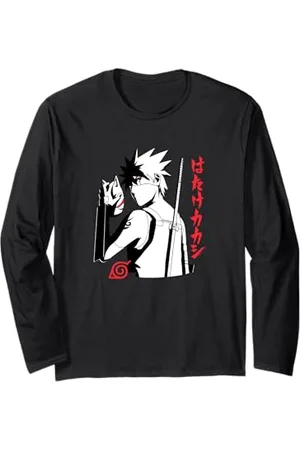 Naruto Shippuden Anbu Kakashi Sharingan Anime Langarmshirt