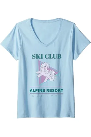 My Little Pony Damen Alpine Resort T-Shirt mit V-Ausschnitt