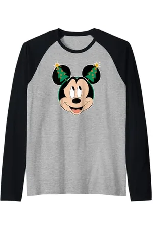 Disney Mickey Mouse Christmas Tree Holiday Headband Raglan