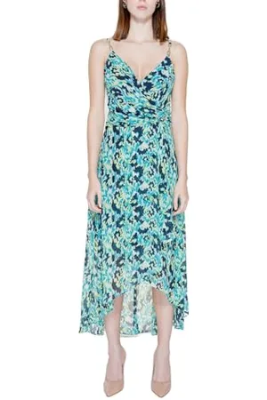 Morgan Langes Kleid mit Druck 42
