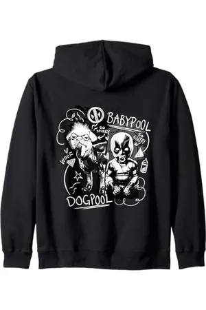 Marvel Deadpool & Wolverine Hundepool & Babypool Kapuzenjacke