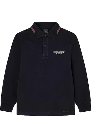 Hackett Jungen AM Tipped LS Polo Polohemd, , 5 Years