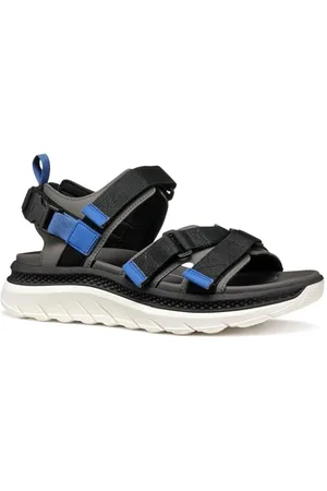 Geox Herren U SPHERICA ACTIF X S Sport Sandal, Graphite/Black, 40 EU