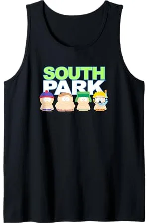 South Park Gang Behind Logo Tank Top