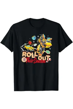 TRANSFORMERS Evergreen Christmas Roll Out Season Bumblebee T-Shirt
