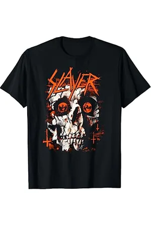 Slayer – Graphic Halloween Skull T-Shirt