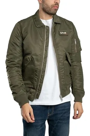 Schott NYC Unisex 210100RS Bombers, Army Kaki, S