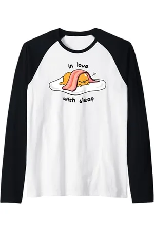 Sanrio Gudetama In Love With Sleep Raglan