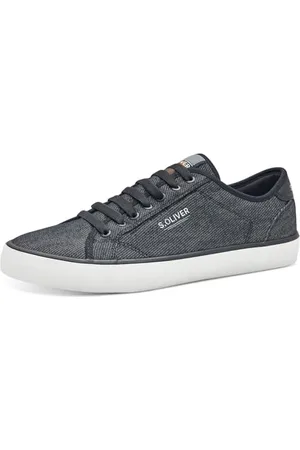 QS by s.Oliver Herren Sneaker flach mit Schnürsenkeln Low Top, (Black), 41 EU