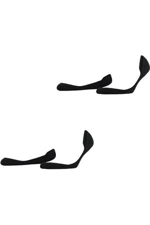 ESPRIT Damen Füßlinge Solid Low Double Pack W In Baumwolle unsichtbar einfarbig 2 Paar, , 39-42