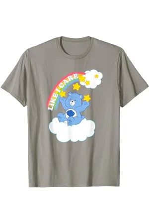 Care Bears Grumpy Bear Like I Care Sassy Rainbow Portrait T-Shirt