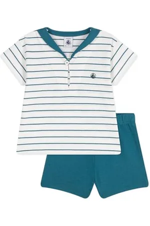 Petit Bateau Baby Jungen A0CPB 2-teiliges Set, , 18 Monate