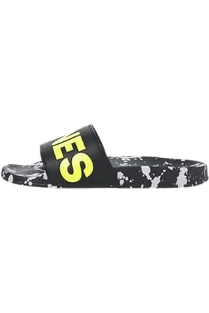 JACK & JONES Herren Jfwhyde Splatter Slider, Anthracite, 42 EU