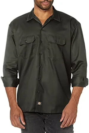 Dickies Big and Tall Herren-Langarm-Arbeitshemd