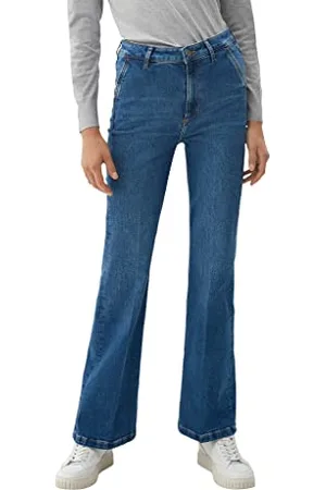 QS by s.Oliver Damen Jeans, Jeans Beverly Flared Leg, , 36W / 34L EU