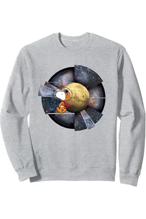 Peanuts Snoopy Astronaut Weltraum Hintergrund Sweatshirt