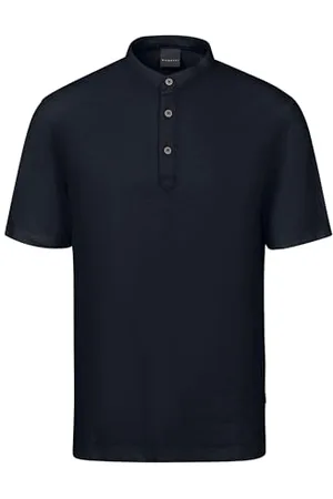 Bugatti Herren Poloshirt Stehkragen Kurzarm Modern Fit