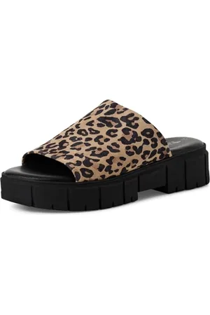 Tamaris Pantolette Damen Blockabsatz braun,EU 42